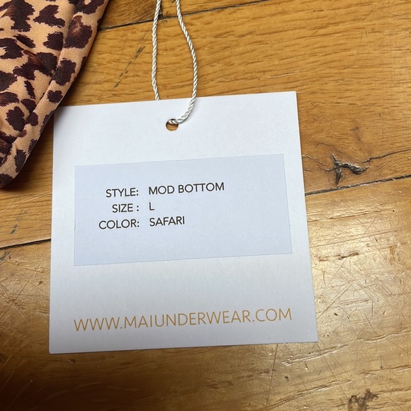 SOLD - BNWT Safari classic top, mod bottom, Mai underwear swimwear, L - Picture 4 of 11
